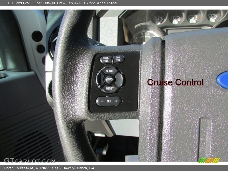 Oxford White / Steel 2013 Ford F250 Super Duty XL Crew Cab 4x4