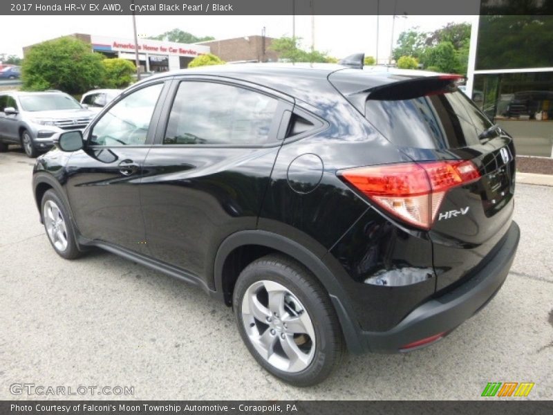 Crystal Black Pearl / Black 2017 Honda HR-V EX AWD