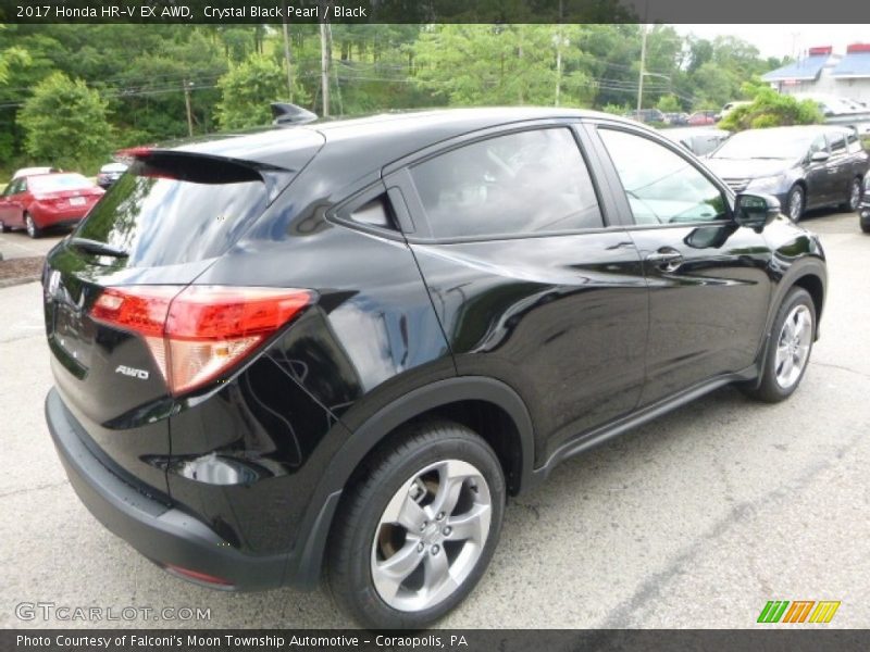 Crystal Black Pearl / Black 2017 Honda HR-V EX AWD