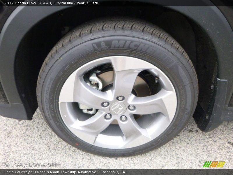 Crystal Black Pearl / Black 2017 Honda HR-V EX AWD
