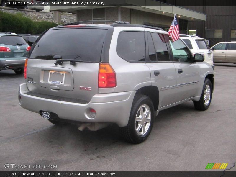 Silver Mist Metallic / Light Gray 2008 GMC Envoy SLE 4x4