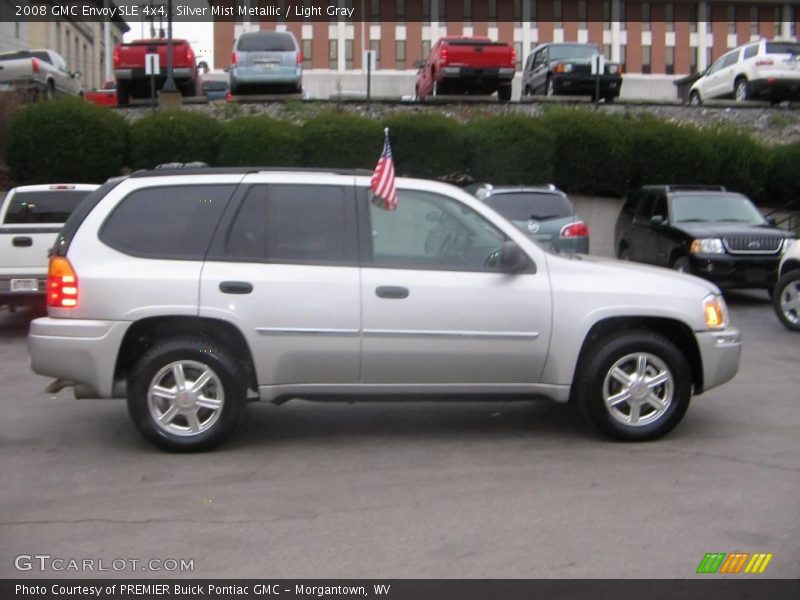 Silver Mist Metallic / Light Gray 2008 GMC Envoy SLE 4x4