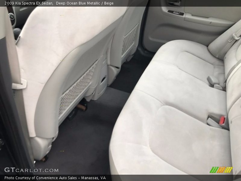 Deep Ocean Blue Metallic / Beige 2009 Kia Spectra EX Sedan