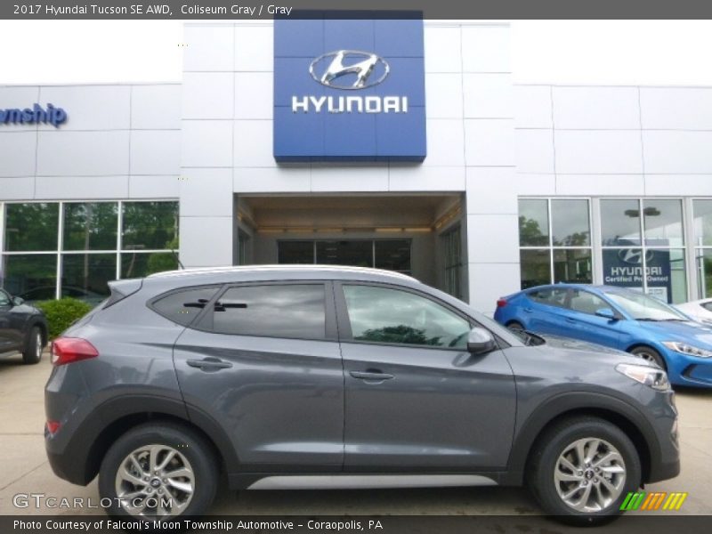 Coliseum Gray / Gray 2017 Hyundai Tucson SE AWD