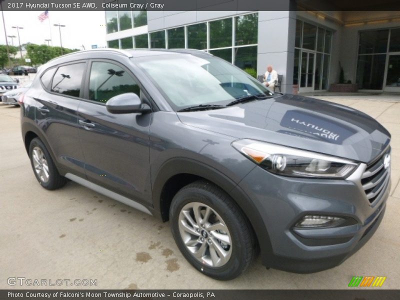 Coliseum Gray / Gray 2017 Hyundai Tucson SE AWD