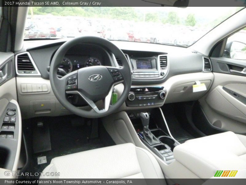 Coliseum Gray / Gray 2017 Hyundai Tucson SE AWD