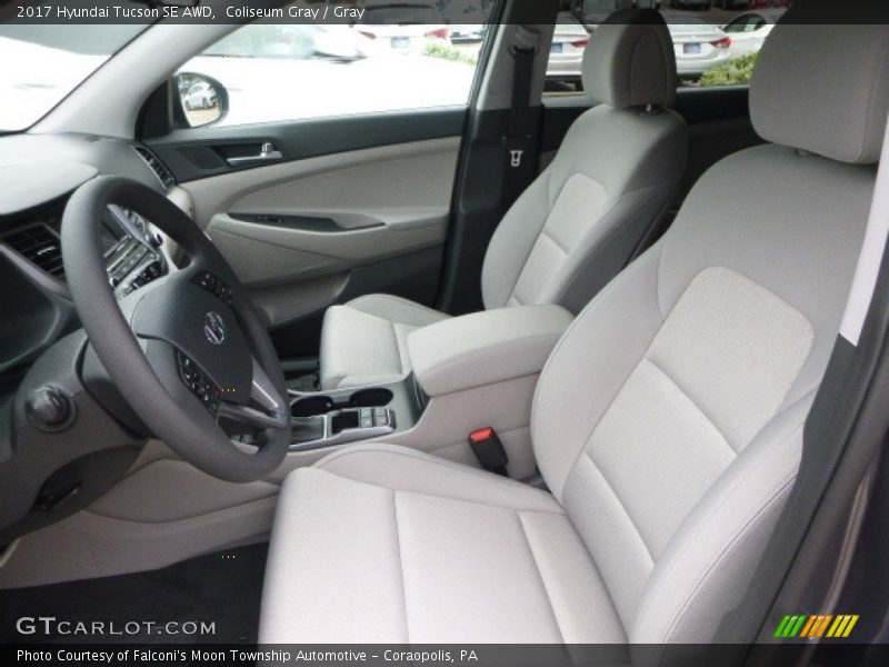 Coliseum Gray / Gray 2017 Hyundai Tucson SE AWD