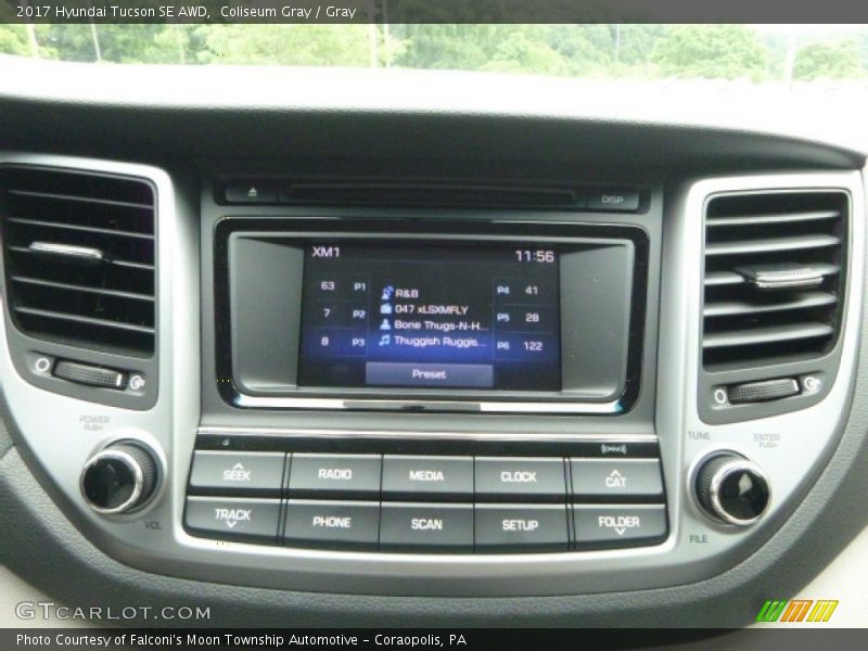 Coliseum Gray / Gray 2017 Hyundai Tucson SE AWD