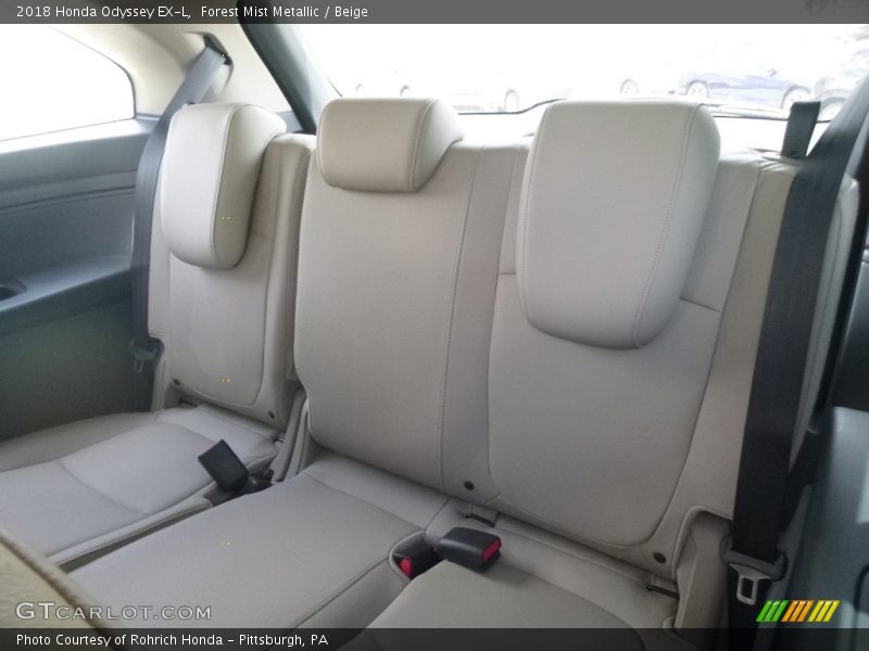 Forest Mist Metallic / Beige 2018 Honda Odyssey EX-L