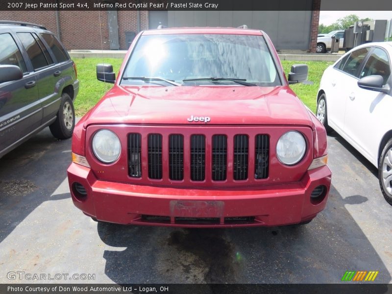 Inferno Red Crystal Pearl / Pastel Slate Gray 2007 Jeep Patriot Sport 4x4