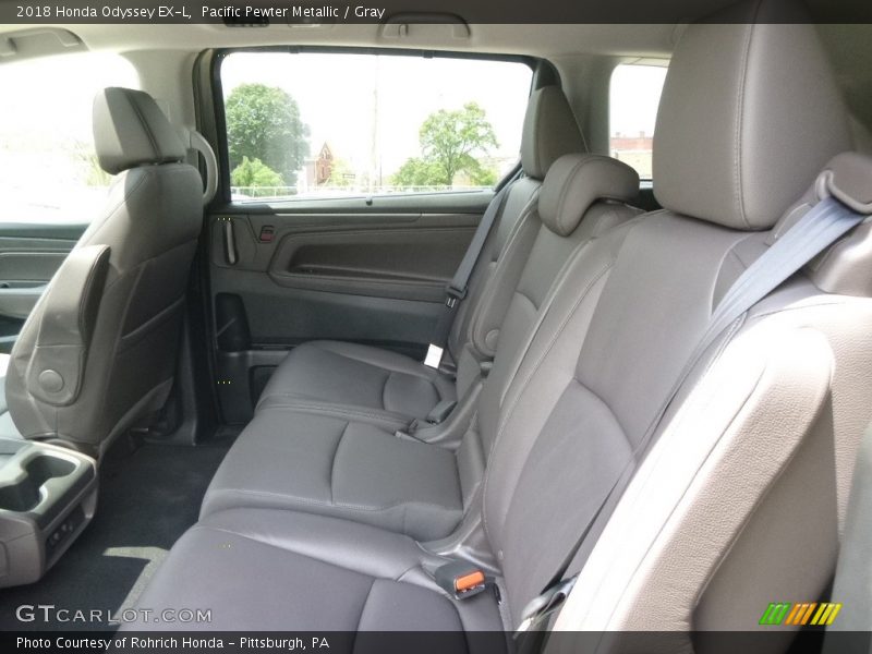 Pacific Pewter Metallic / Gray 2018 Honda Odyssey EX-L