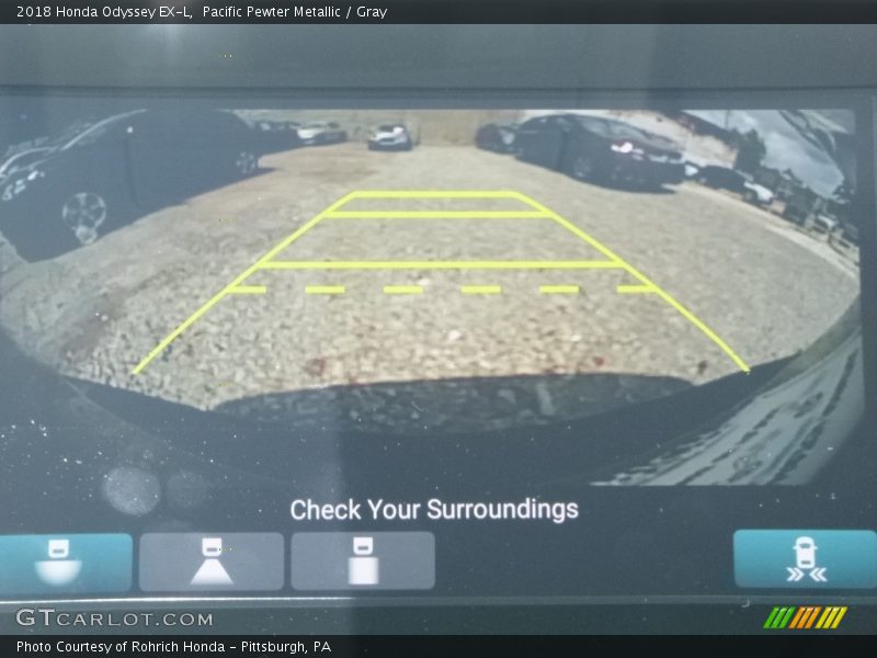 Pacific Pewter Metallic / Gray 2018 Honda Odyssey EX-L