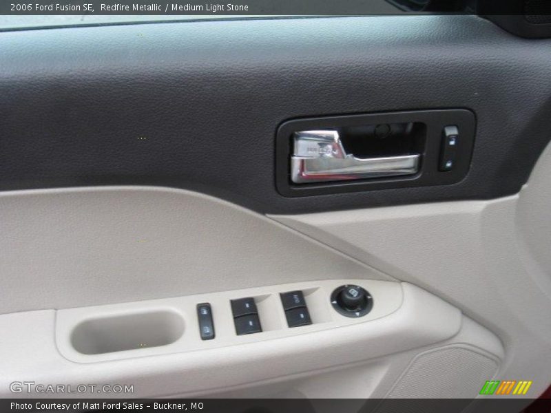 Redfire Metallic / Medium Light Stone 2006 Ford Fusion SE