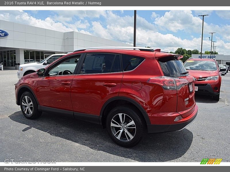 Barcelona Red Metallic / Nutmeg 2016 Toyota RAV4 XLE