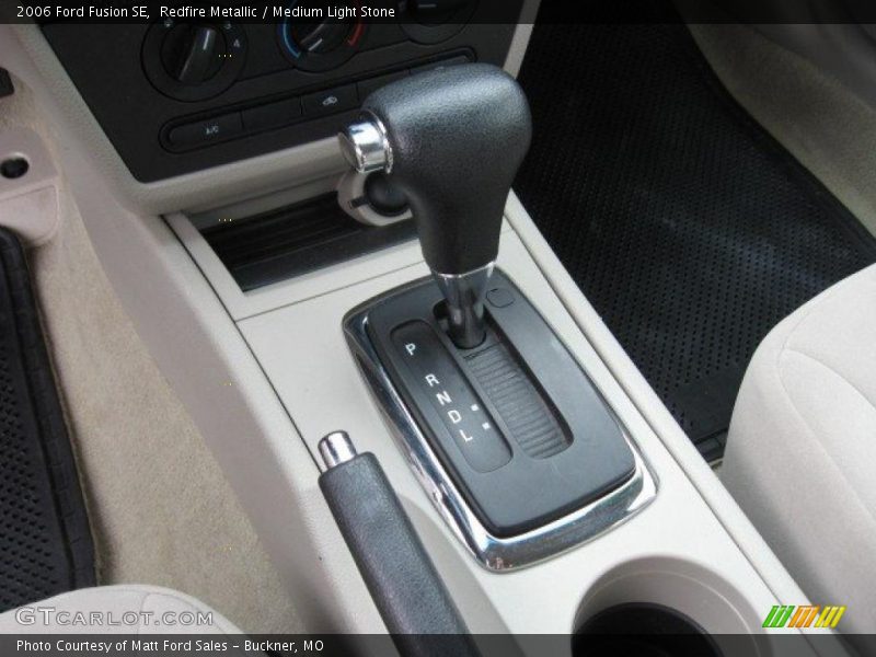 Redfire Metallic / Medium Light Stone 2006 Ford Fusion SE