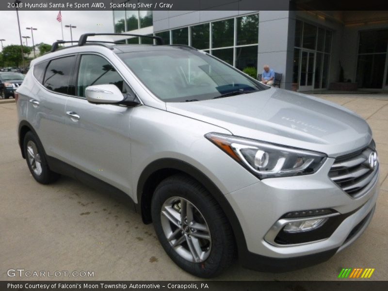 Front 3/4 View of 2018 Santa Fe Sport AWD