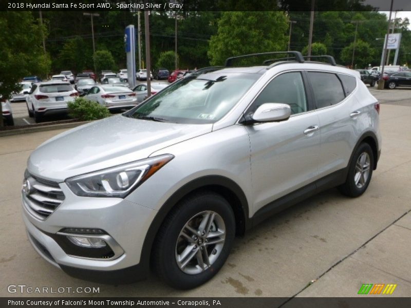 Front 3/4 View of 2018 Santa Fe Sport AWD