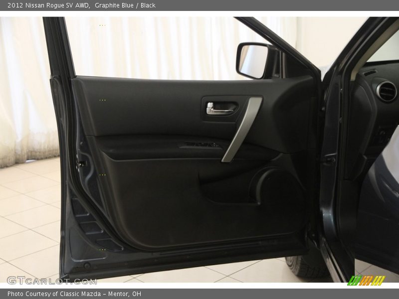 Graphite Blue / Black 2012 Nissan Rogue SV AWD