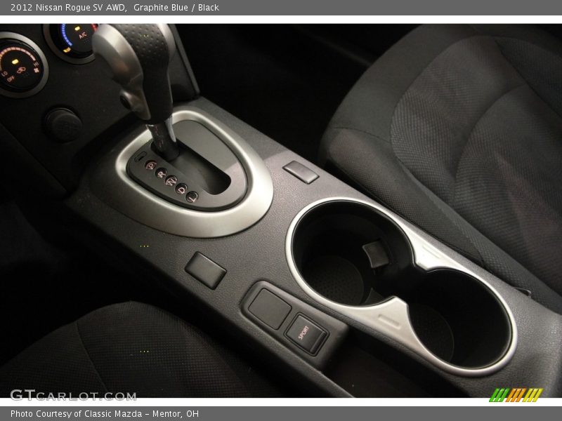 Graphite Blue / Black 2012 Nissan Rogue SV AWD