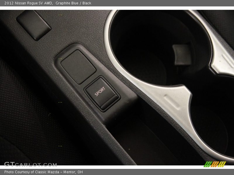 Graphite Blue / Black 2012 Nissan Rogue SV AWD