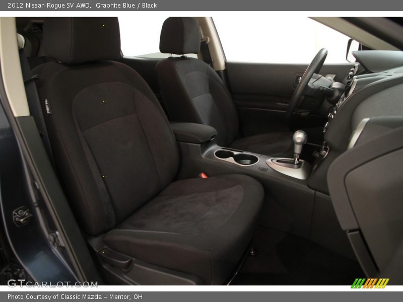 Graphite Blue / Black 2012 Nissan Rogue SV AWD