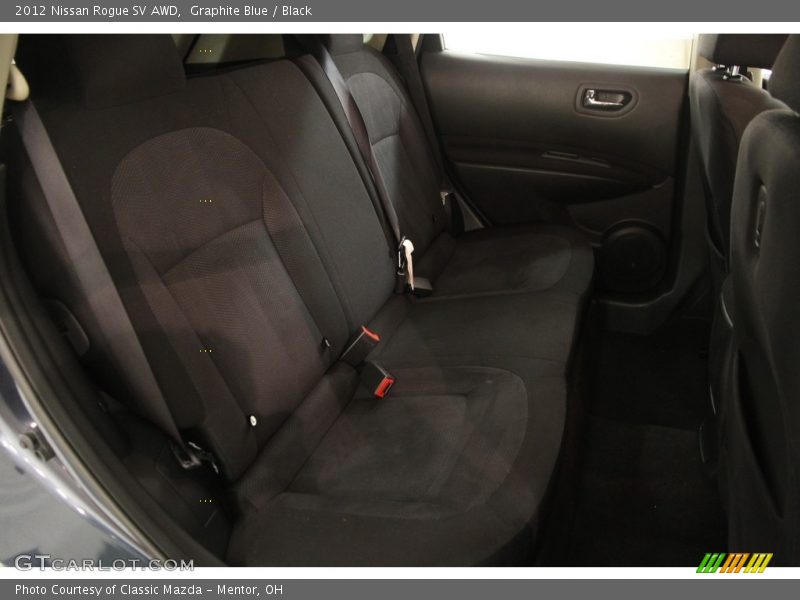Graphite Blue / Black 2012 Nissan Rogue SV AWD
