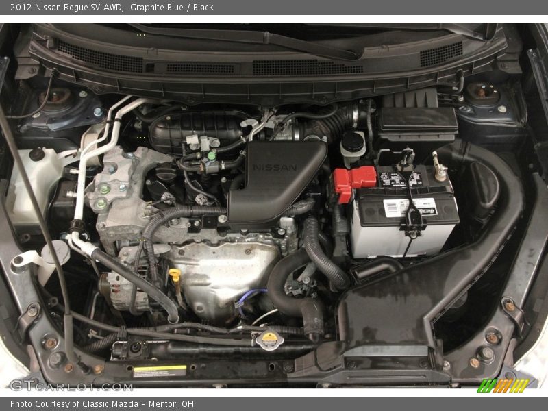 Graphite Blue / Black 2012 Nissan Rogue SV AWD