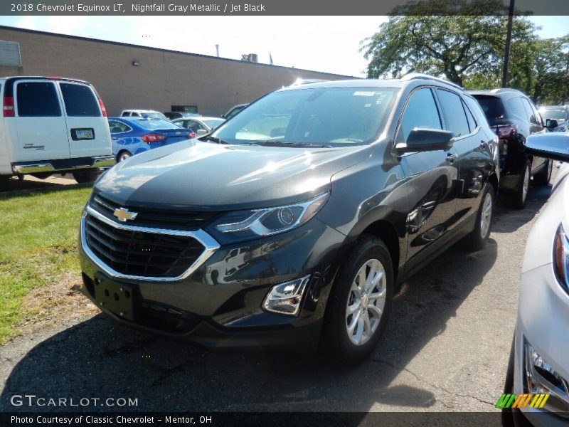 Nightfall Gray Metallic / Jet Black 2018 Chevrolet Equinox LT
