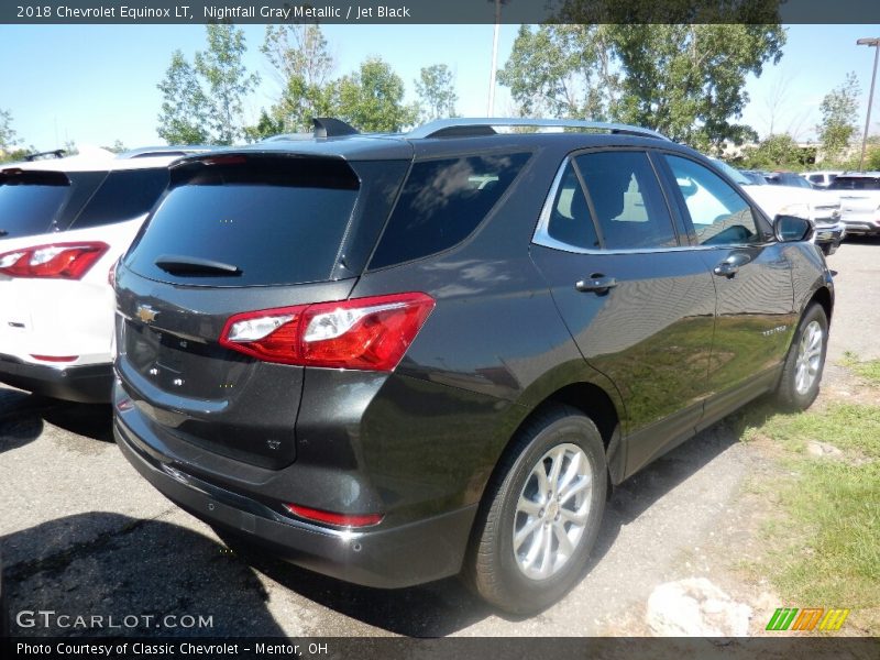 Nightfall Gray Metallic / Jet Black 2018 Chevrolet Equinox LT