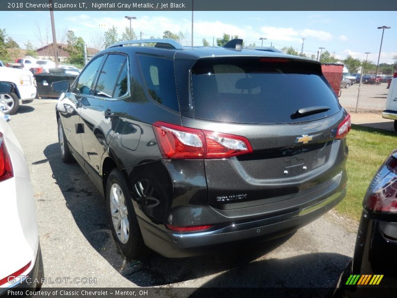 Nightfall Gray Metallic / Jet Black 2018 Chevrolet Equinox LT