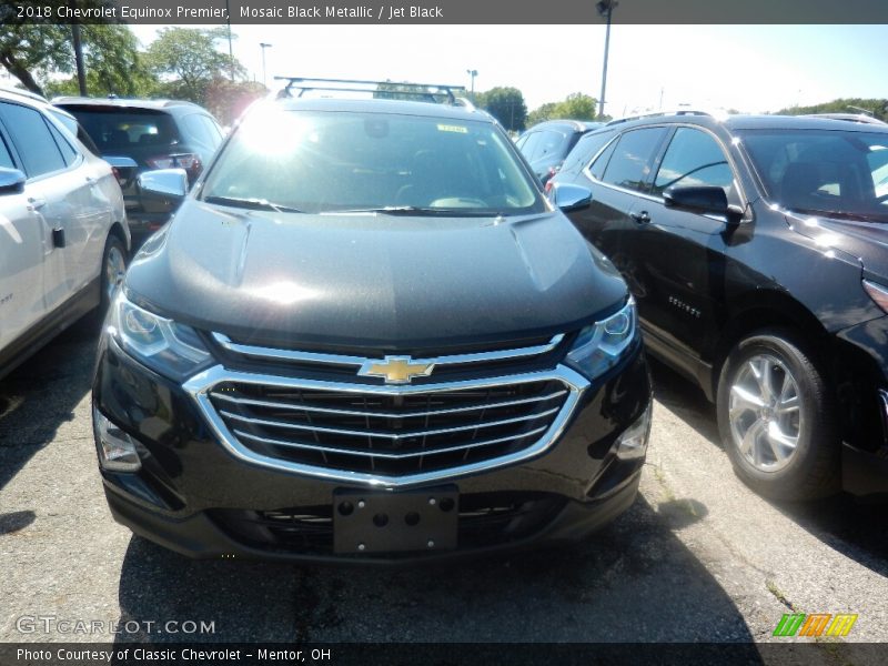 Mosaic Black Metallic / Jet Black 2018 Chevrolet Equinox Premier
