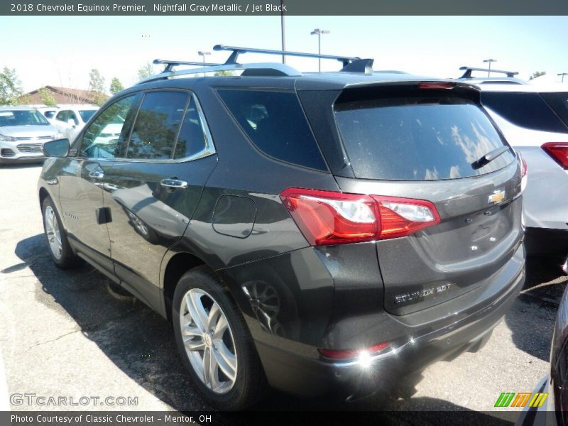 Nightfall Gray Metallic / Jet Black 2018 Chevrolet Equinox Premier