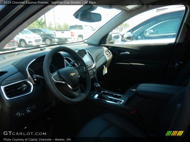 Nightfall Gray Metallic / Jet Black 2018 Chevrolet Equinox Premier
