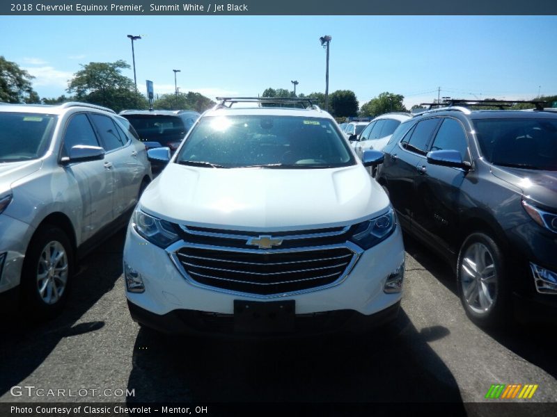 Summit White / Jet Black 2018 Chevrolet Equinox Premier