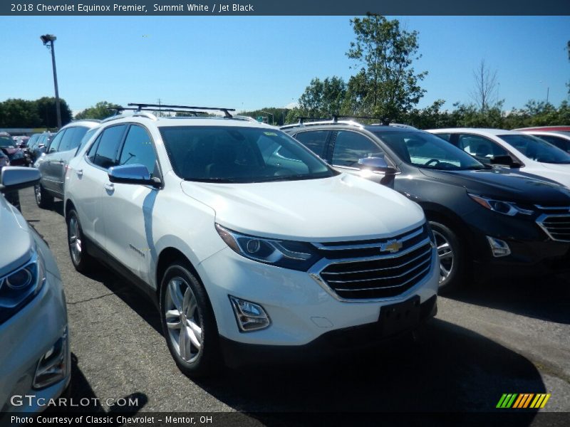 Summit White / Jet Black 2018 Chevrolet Equinox Premier