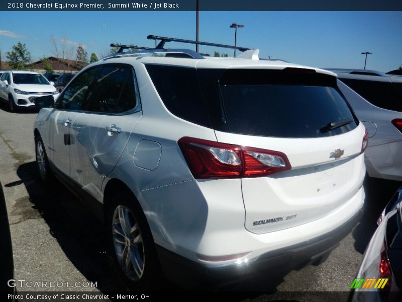 Summit White / Jet Black 2018 Chevrolet Equinox Premier