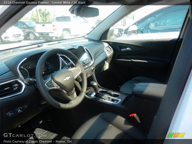 Summit White / Jet Black 2018 Chevrolet Equinox Premier