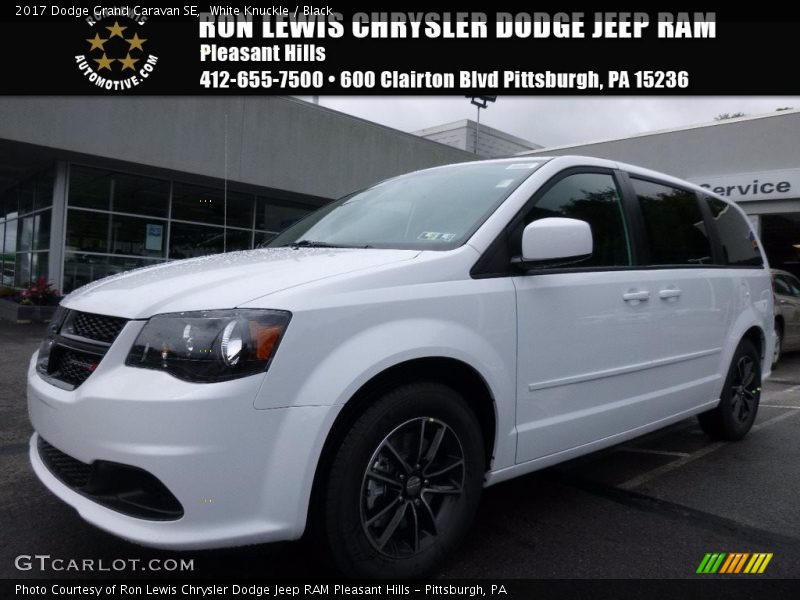 White Knuckle / Black 2017 Dodge Grand Caravan SE