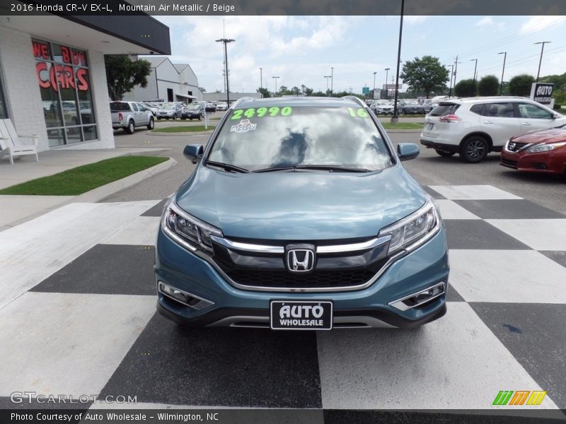 Mountain Air Metallic / Beige 2016 Honda CR-V EX-L