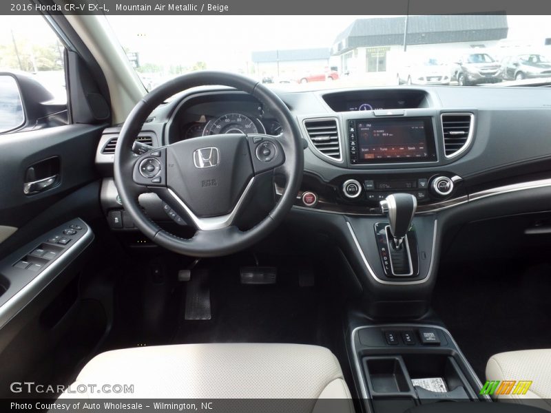 Mountain Air Metallic / Beige 2016 Honda CR-V EX-L