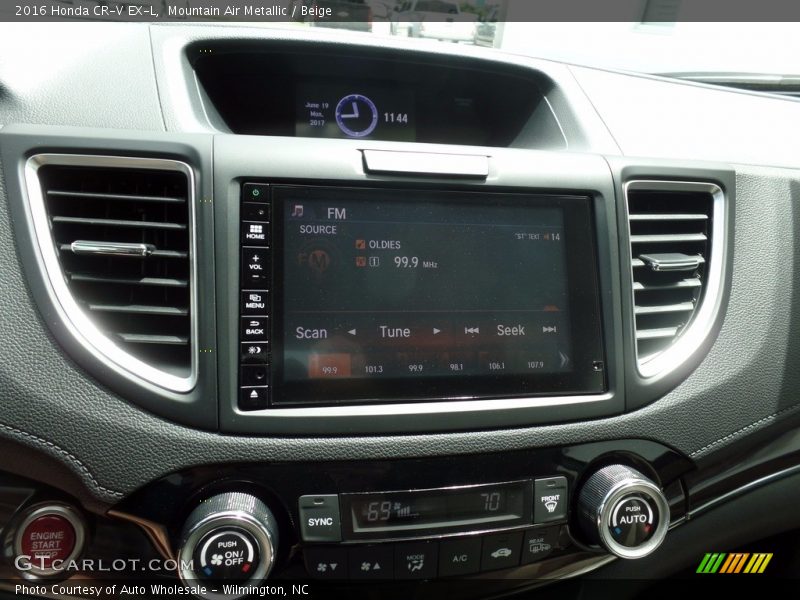 Mountain Air Metallic / Beige 2016 Honda CR-V EX-L