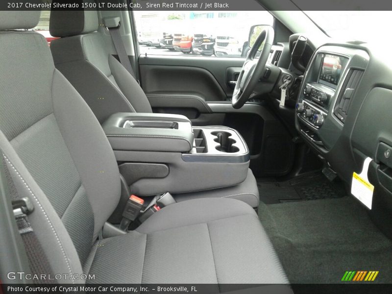 Siren Red Tintcoat / Jet Black 2017 Chevrolet Silverado 1500 LT Double Cab