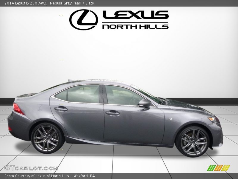 Nebula Gray Pearl / Black 2014 Lexus IS 250 AWD