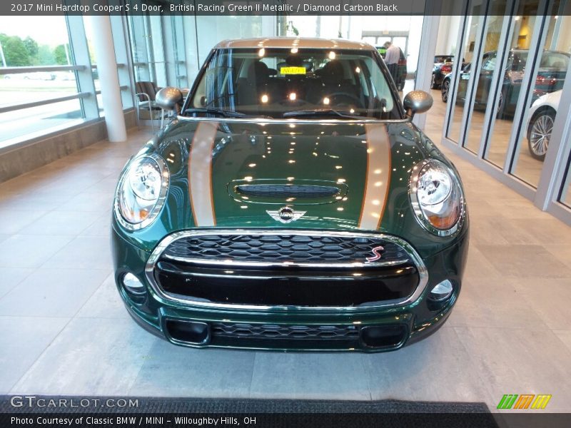 British Racing Green II Metallic / Diamond Carbon Black 2017 Mini Hardtop Cooper S 4 Door