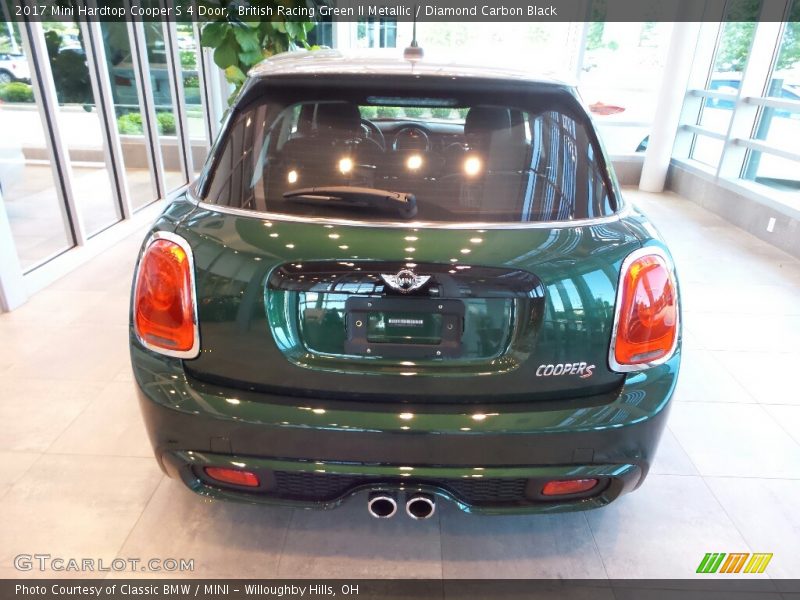 British Racing Green II Metallic / Diamond Carbon Black 2017 Mini Hardtop Cooper S 4 Door
