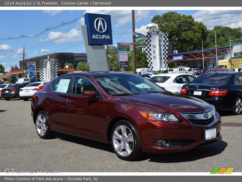 Crimson Garnet / Parchment 2014 Acura ILX 2.0L Premium