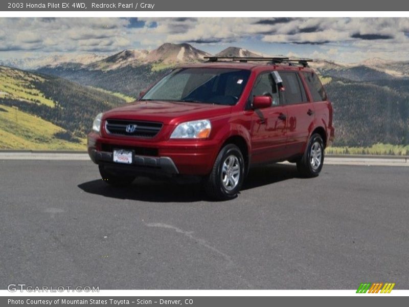 Redrock Pearl / Gray 2003 Honda Pilot EX 4WD