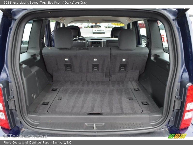 True Blue Pearl / Dark Slate Gray 2012 Jeep Liberty Sport