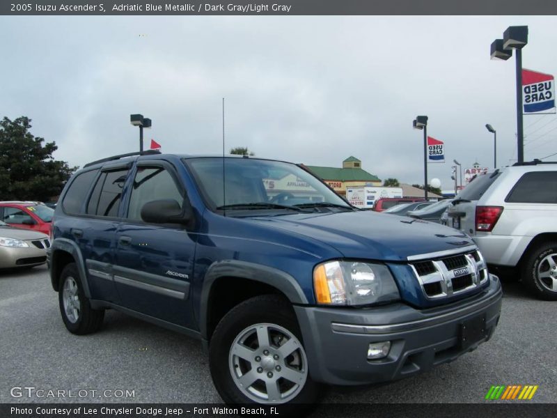 Adriatic Blue Metallic / Dark Gray/Light Gray 2005 Isuzu Ascender S