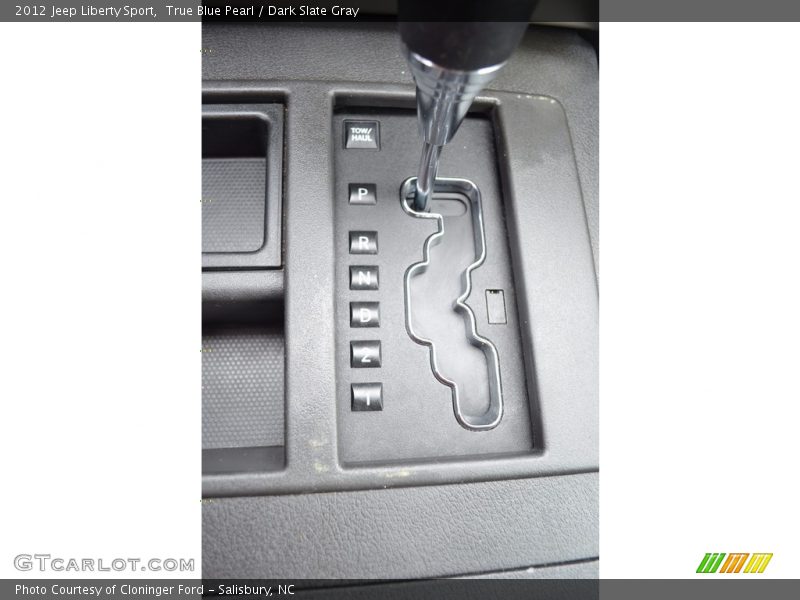True Blue Pearl / Dark Slate Gray 2012 Jeep Liberty Sport